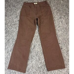 Caribbean Joe Mens Brown Cotton Straight‎ Leg Size 12